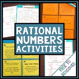 Rational Numbers Activities Bundle