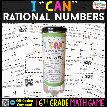 Preview of 6th Grade Math Game | Rational Numbers