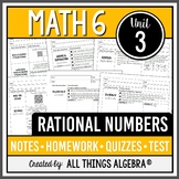 Rational Numbers (Math 6 Curriculum – Unit 3) | All Things