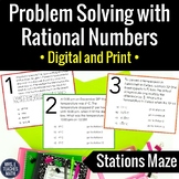 Rational Numbers Problem Solving Activity | Digital and Pr