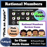 Rational Numbers Review GAME | 7th Grade Math | Whole Clas