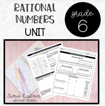 Preview of Rational Numbers Unit Guided Notes