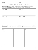Rational Numbers and Integer Operations Quiz and Study Guide