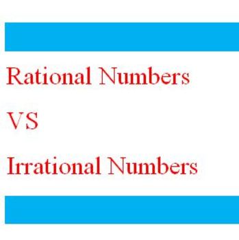Preview of Rational Numbers and Irrational Numbers
