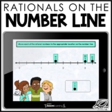 Rational Numbers on a Number Line | Boom Cards | Distance 