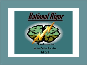 Preview of Rational Rigor Task Cards