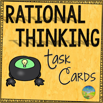 Preview of Rational Thinking & Thinking Error Task Cards