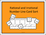 Rational and Irrational Number Line Card Sort (Digital/PDF)