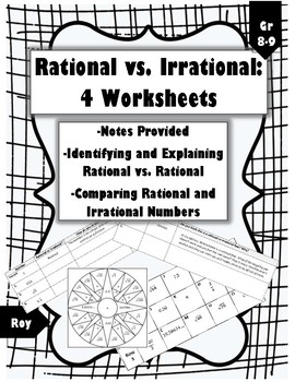 Preview of Rational and Irrational Numbers: 4 Engaging Activities