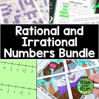 Preview of Rational and Irrational Numbers Unit Bundle for 8th Grade Math