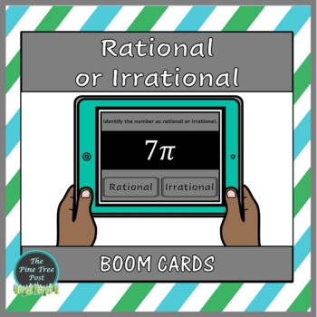 Preview of Rational or Irrational BOOM Cards | Digital Task Cards