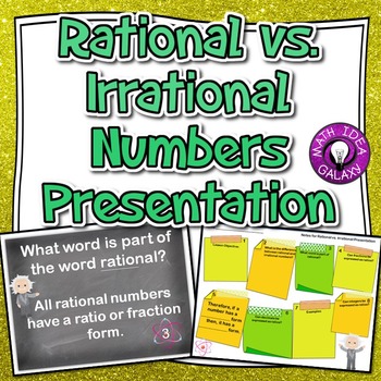 Preview of Rational vs. Irrational Numbers Presentation