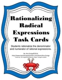 Rationalizing Radical Expressions Task Cards