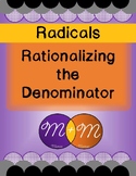 Rationalizing the Denominator - Matching Cards
