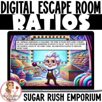Preview of Ratios Activity | Digital Escape Room | BOOM Cards | 6.RP.A.1