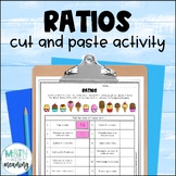 Ratios Cut and Paste Worksheet Activity