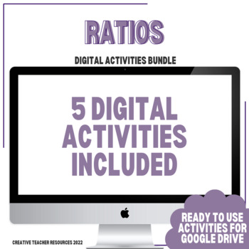 Preview of Ratios Digital Activities Bundle