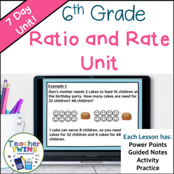 Preview of Ratios - Equivalent Ratios - Rates - Unit Rates Unit