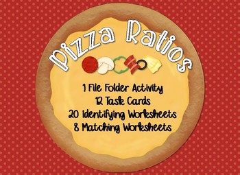 Preview of Ratios- File Folder Activity and Worksheets