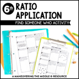 Ratio Application Activity | Equivalent Ratios, Writing Ra