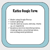 Ratios Google Form