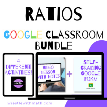 Preview of Ratios Google Form Bundle – Perfect for Google Classroom!