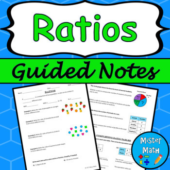 Preview of Ratios Guided Notes