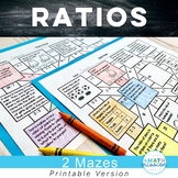 Equivalent Ratios Worksheets | Fun Math Maze Activities