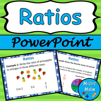 Preview of Ratios PowerPoint Lesson