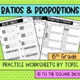 Ratios Practice and Proportions Worksheets