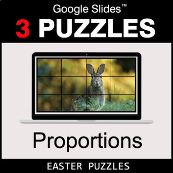 Preview of Ratios & Proportions - Google Slides - Easter Puzzles