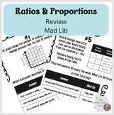 Ratios & Proportions Review Mad Lib