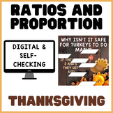 Ratios & Proportions | Thanksgiving | Math Mystery Picture