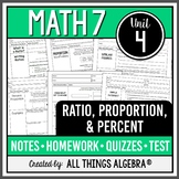 Ratios, Proportions, and Percents (Math 7 - Unit 4) | All 