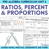 Ratios, Proportions and Percents Unit Pre Algebra Curriculum