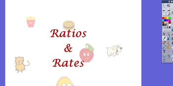 Preview of Ratios & Rates 6th Grade ActivInspire