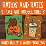 Ratios & Rates Digital Pixel Art | Equivalent Ratios