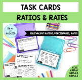Ratios & Rates - Task Cards