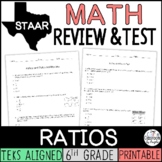 Ratios & Rates Test Plus Review | Print & Digital