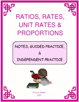 Preview of Ratios, Rates, Unit Rates & Proportions Mini Bundle ~ Common Core
