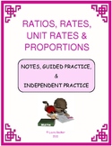 Ratios, Rates, Unit Rates & Proportions Mini Bundle ~ Common Core