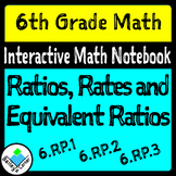 Ratios, Rates, and Equivalent Ratios foldable for Interact