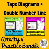 Ratios: Tape Diagrams + Double Number Lines Bundle - PDF &