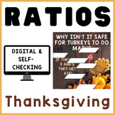 Ratios Word Problems | Thanksgiving | Math Mystery Picture