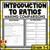 Ratios Worksheets | Introduction to Comparisons