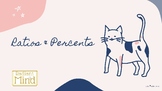 Ratios and Percents (Proportion) Presentation Cat Theme