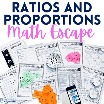 7th Grade Ratios and Proportional Reasoning Escape Room Activity