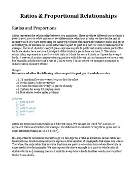 Preview of Ratios and Proportional Relationships: Standard Explained + Practice (6.RP.1-3)
