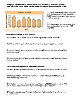 ratios and proportions 7th grade review of common core standards by