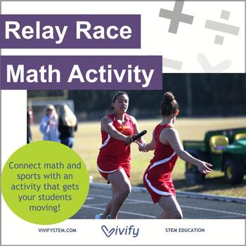 Preview of Relay Race Math: Ratios & Proportions with STEM Career Connection